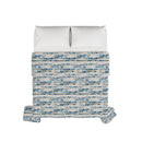Trapuntino Estivo Double Face 100gr con Stampa in Microfibra Modern Sky Varie Misure