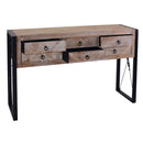 Consolle 6 Cassetti in Legno MDF e Abete Bilbao