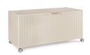Baule Contenitore da Esterno 164,8x72x70h cm Apertura Facile e Ruote in Alluminio Ocean M Seta 