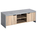 Mobile TV Moderno 120x40x44 cm in Truciolare Grigio
