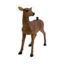 Base albero resina cerbiatto marrone cm 86x40xh92,5