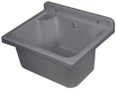 Lavatoio 42x34x24 cm in Polipropilene 11,5l Pilozzo Wash Grigio Lucido