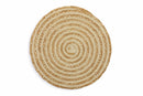 Set 6 Tovagliette in Rafia Ø38 cm Villa d'Este Home Tivoli Spiral