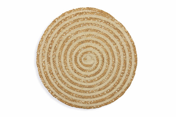 prezzo Set mit 6 Bast-Tischsets Ø38 cm Villa d'Este Home Tivoli Spiral