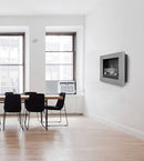 Camino a Bioetanolo da Parete 45x45 cm Karlsen Asolo Nero