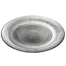 Set 6 Piatti Tondi Ø25,3x2 cm  in Vetro VdE Tivoli 1996 Imperial Grigio