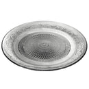 Set 6 Piatti Tondi Ø25,3x2 cm  in Vetro VdE Tivoli 1996 Imperial Grigio