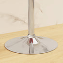 Set 2 Sgabelli da Bar Altezza Regolabile Seduta in ABS Rosso  