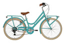 Bicicletta per Ragazza 8-10 Anni 24" Cambio 6V Shimano Freni V-Brake Milly Acquamarina 