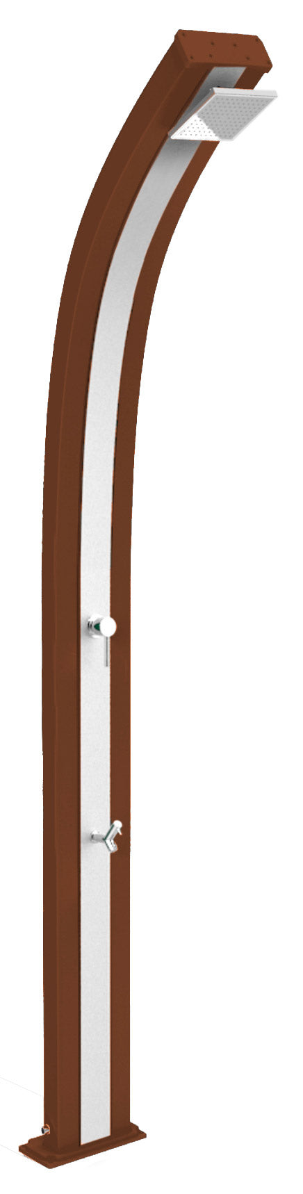 online Doccia da Esterno Giardino Miscelatore e Lavapiedi Arkema Spring Fascia Inox Oro Van Gogh