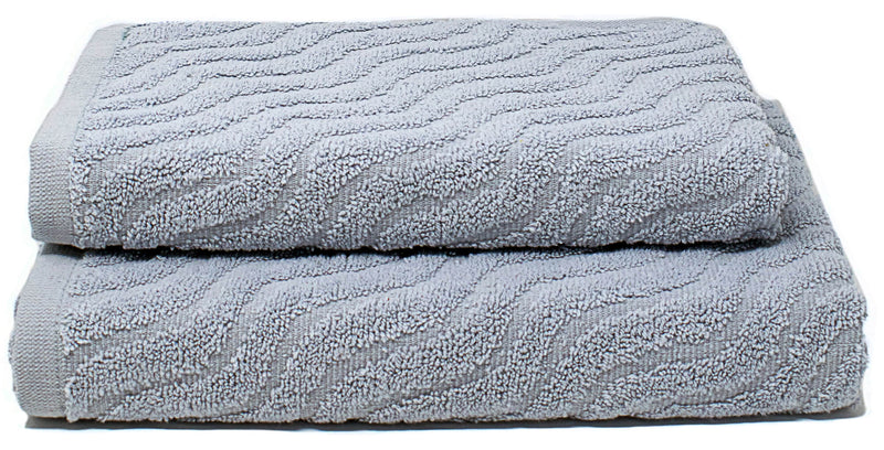 Set Spugna Asciugamani Ospite + Salvietta Sally Onda Perla