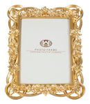 Cornice Flossy 22,5x2,5x28 cm in Poliresina e Vetro Oro