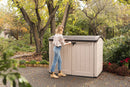 Baule da Esterno Keter Store-it-Out Ultra 177x113x134 cm in Resina Beige 