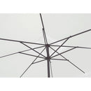 Ombrellone da Giardino 3x2 m Palo Ø38 mm in Alluminio con Manovella Vorghini Stem Antracite e Ecrù