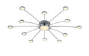Plafoniera da Interno a LED in Metallo Cromo