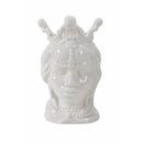 Set 2 Vasi Testa di Moro 12x12x19,5 cm  in Ceramica VdE Tivoli 1996 Sicilia