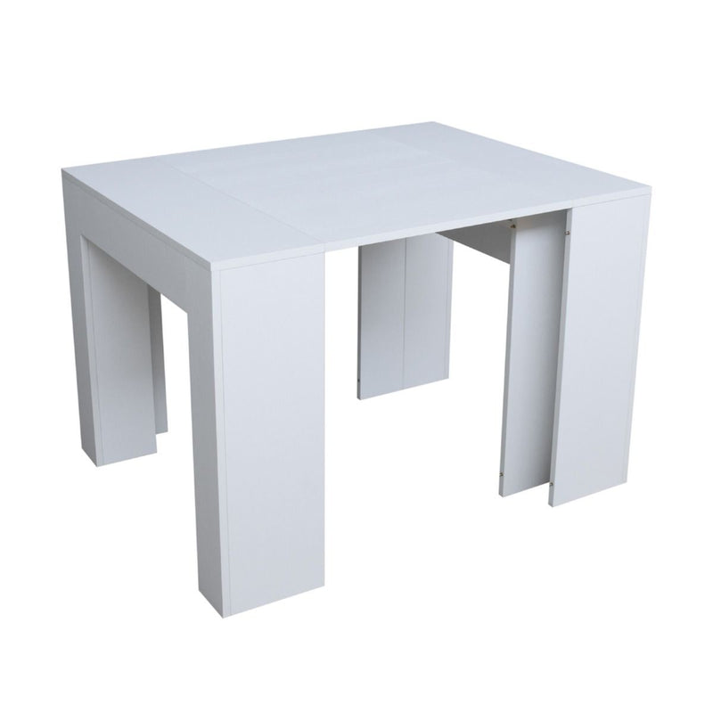 Consolle Allungabile 90-307x49x78 cm in Nobilitato Bianco