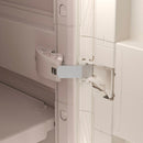 Armadio da Esterno 3 Ripiani 80x45x180H cm in Plastica Keter Groove Alto Sabbia/Beige