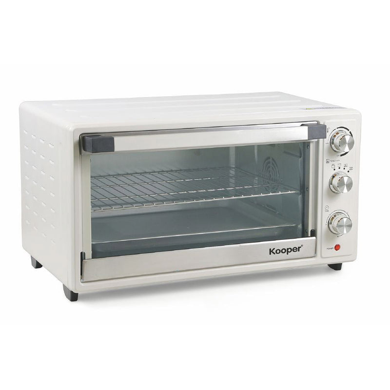 Forno Fornetto Elettrico Ventilto 2000W 55 Litri Kooper 55 Bianco