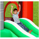 Castello Giostra Gonfiabile Happy Casa con Scivolo e Pompa Inclusa Happy Hop