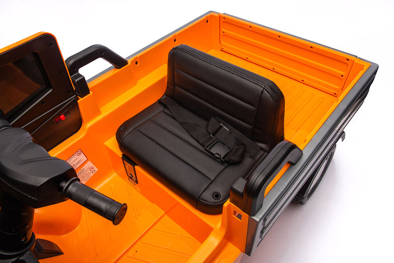 Macchina Elettrica per Bambini Licenza Piaggio Apecar 12V Arancione