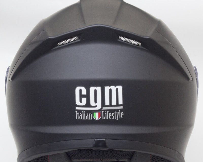 Casco Integrale per Scooter Visiera Lunga CGM Tokyo 301A Nero Opaco Varie Misure