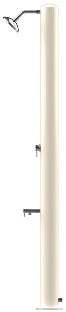 Doccia Solare da Giardino 28L Miscelatore e Lavapiedi Tevere B Bianco Perla