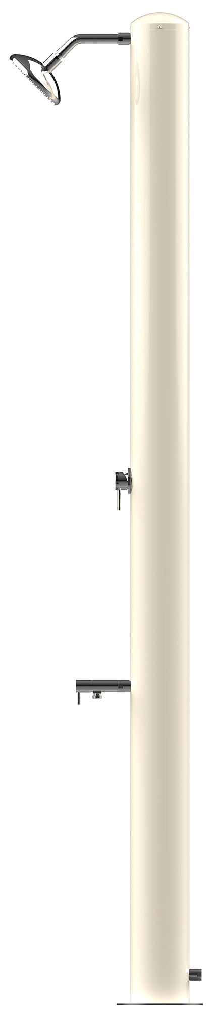 Doccia Solare da Giardino 28L Miscelatore e Lavapiedi Tevere B Bianco Perla online