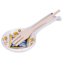 Poggiamestolo 27,8x12,4x3,5 cm  in Ceramica VdE Tivoli 1996 Infinito Ponza