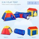Tunnel 6 in 1 Gioco per Bambini 390x260x92 cm in Poliestere Multicolor