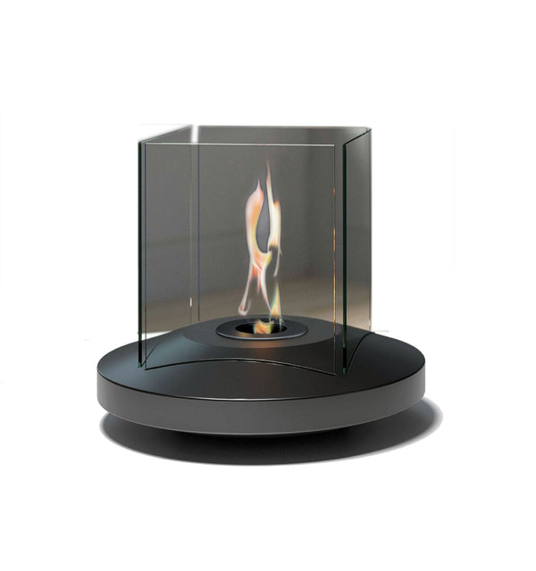 sconto Camino a Bioetanolo da Tavolo Ø28,4x23,4 cm 500W 0,3L Lione Nero