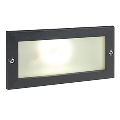 Rechteckige LED-Stufenmarkierungsleuchte für Wandeinbau 10 W 3000 K Sovil Black prezzo