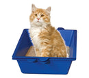 Lettiera per Gatti 42 cm con Sistema Autopulente a 180° Tre Vaschette con Bordi