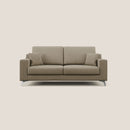 Divano 2 Posti 166x95x91 cm in Tessuto Marrone