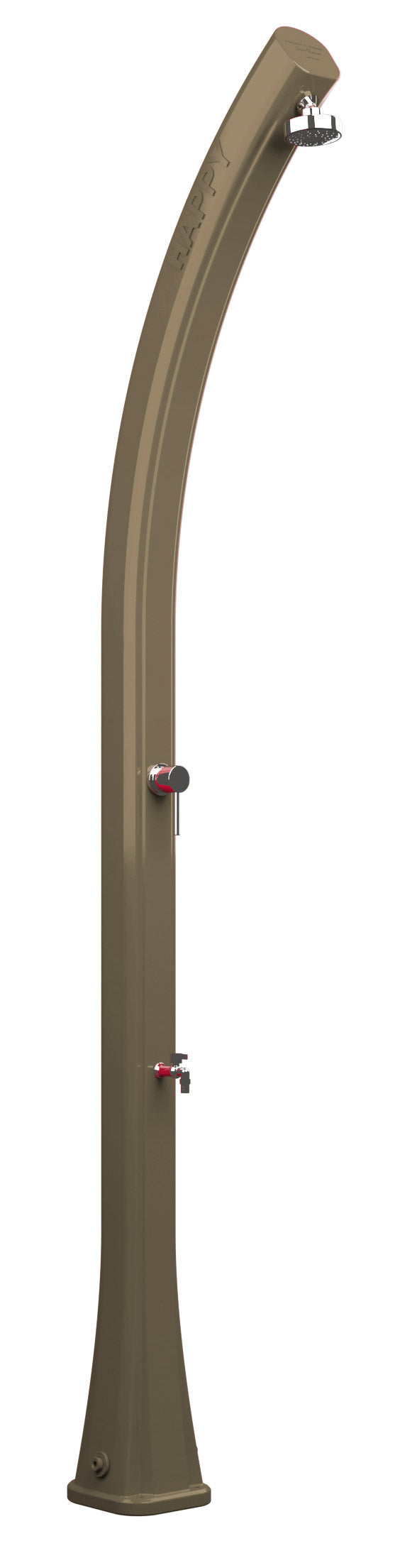 Doccia Solare da Esterno Giardino 23L Miscelatore e Lavapiedi Arkema Happy Dove Grey online