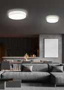 Plafoniera da Interno a LED in Metallo Nickel Opaco