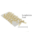 Set 72 Fiocchi Decorativi 5 cm in Tessuto