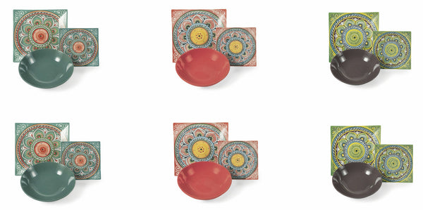 Tafelservice 18 Teile aus Porzellan und Steingut Villa d'Este Home Tivoli Graciosa online