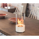 Camino a Bioetanolo da Tavolo Ø15x 30 cm Karlsen Sorrento Bianco