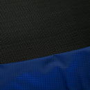 Trampolino Elastico con Scaletta e Rete di Sicurezza Ø180x200 cm in Acciaio e Plastica Blu