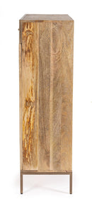 Credenza Alta 3 Ante 2 Cassetti 145x40x132h cm Jaidev 