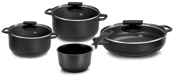 prezzo Olympia Supreme 7-teiliges Kochgeschirr-Set aus Antihaft-Druckguss-Aluminium