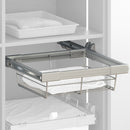 Kit Cassetto Metallico con Guide Regolabile Modulo di 900 mm Acciaio e Alluminio Grigio Emuca