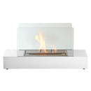 Camino a Bioetanolo da Tavolo 40x16,5x24 cm Karlsen Cremona Bianco