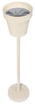 Zigarettenlöscher Outdoor-Aschenbecher aus Eisen Belfer Ashtray 42/SPS Ivory