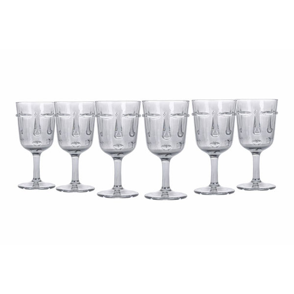 sconto Set mit 6 Vis à Vis Weingläsern in Villa d'Este Home Tivoli Transparentes Glas