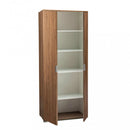 Armadio 2 Ante 75x38x174 h cm in Truciolare bilaminato Marrone