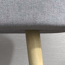 Panca Fondoletto 114x38x45 cm in Tessuto Grigio