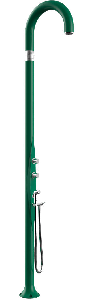 Doccia da Esterno Giardino Miscelatore Deviatore e Doccetta Mobile Arkema Funny Yin Verde sconto