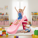 Scivolo per Bambini Pieghevole a 3 Gradini Rosa
